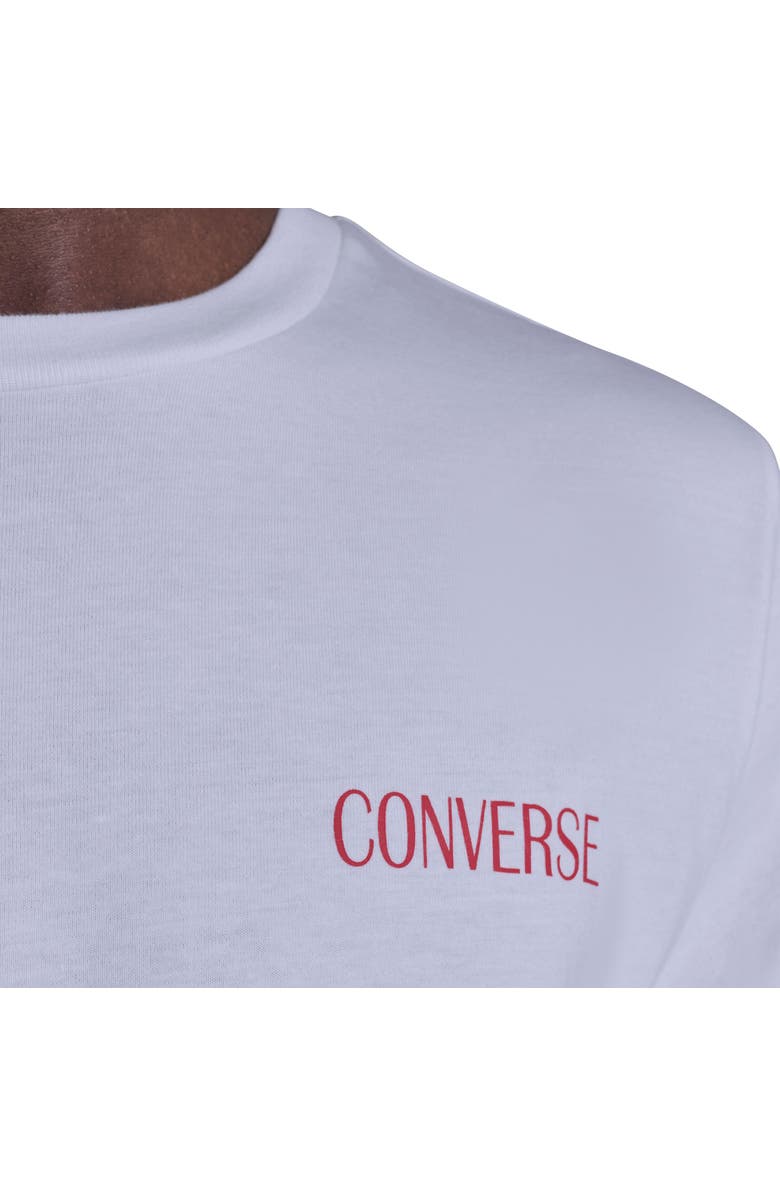 Converse Hot Dog Mascot T-Shirt, Alternate, color, White 10A