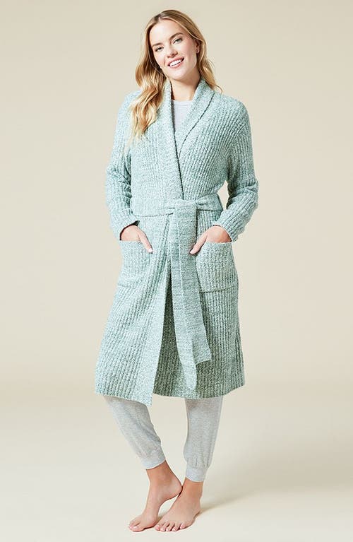 Softies Heather Marshmallow Wrap Robe In Heather Dusty Green