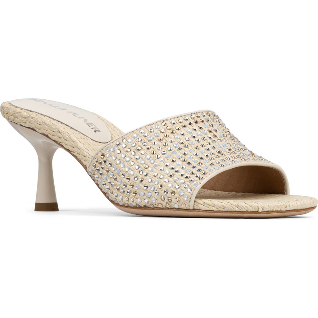 Donald Pliner Rikki Kitten Heel Slide Sandal In Foam