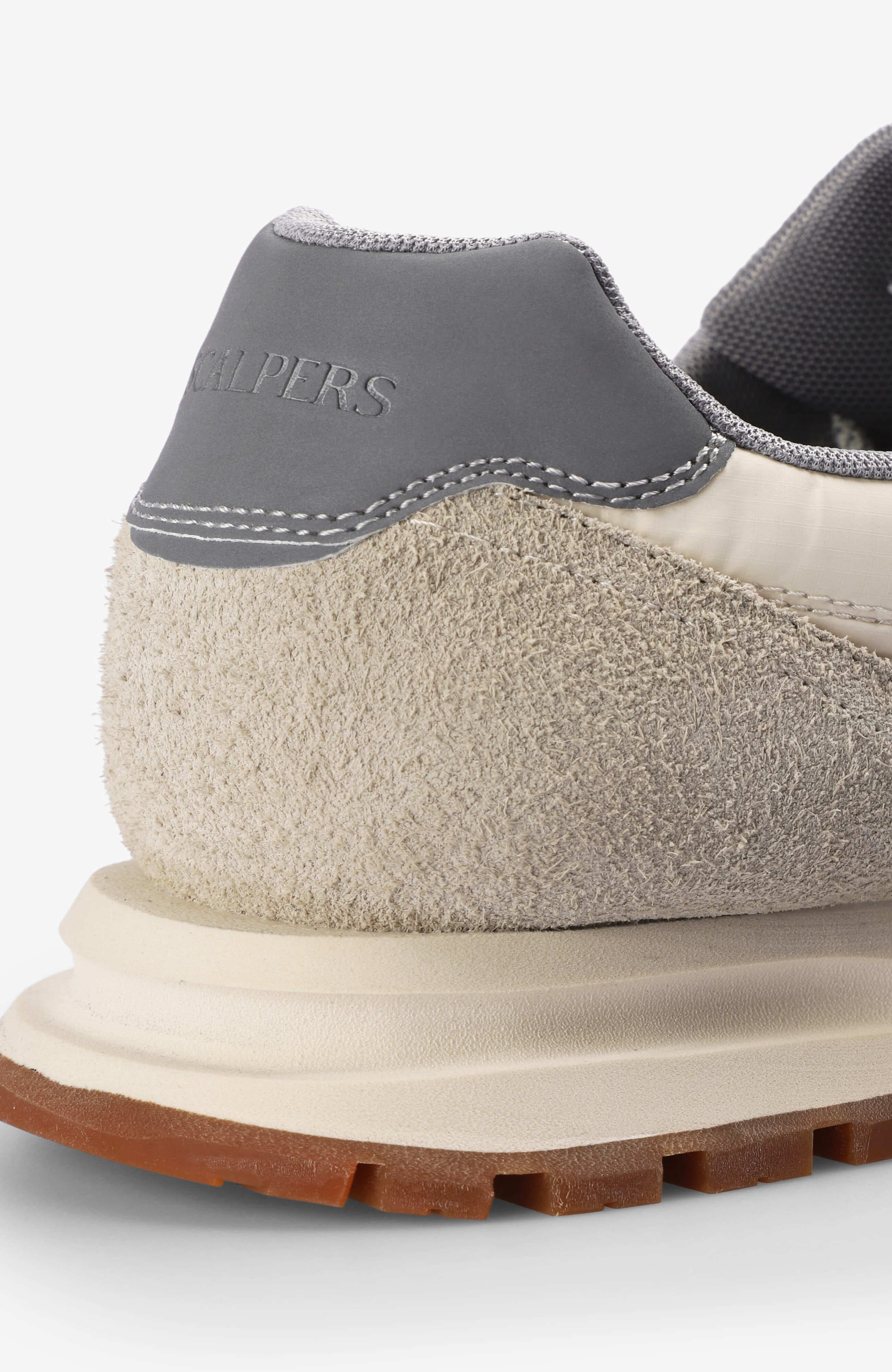 Suede Skull Contrast Sneakers, Alternate, color, Cream