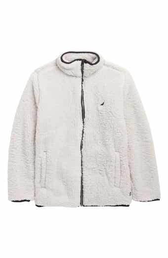Nautica Kids' Faux Shearling Zip-Up Hoodie