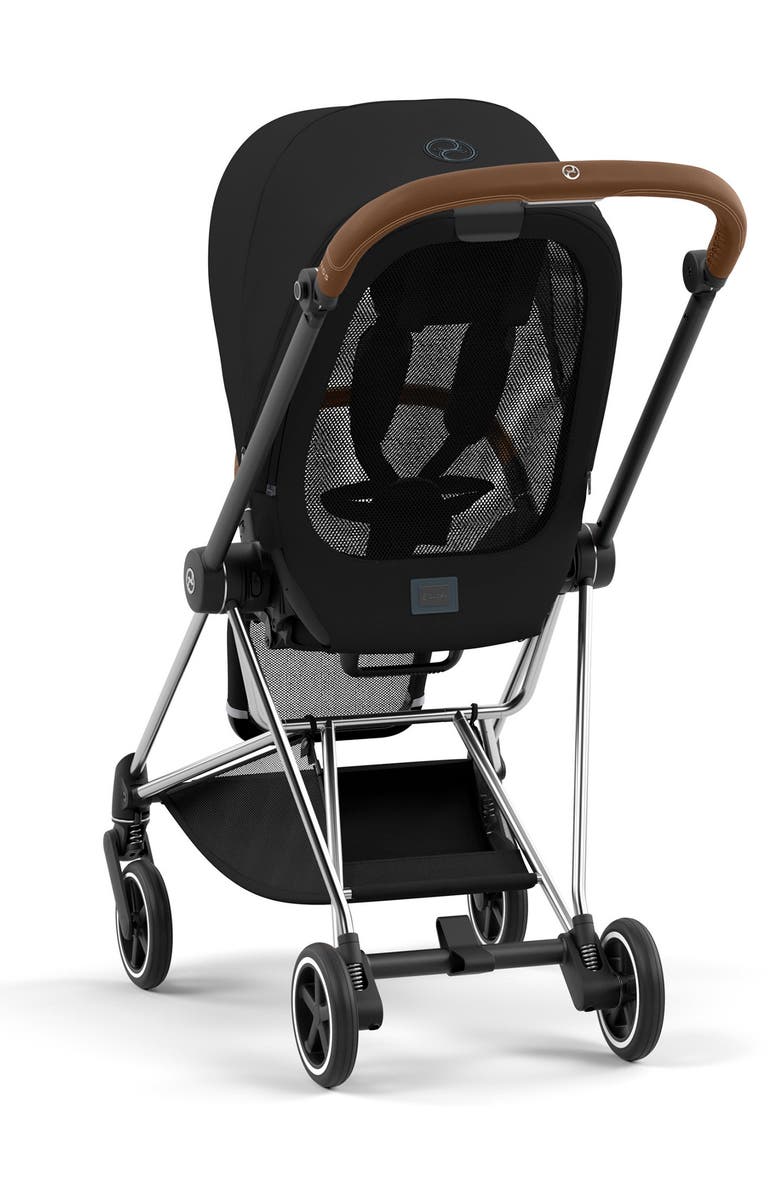 CYBEX MIOS 3 Compact Lightweight Stroller with Chrome/Brown Frame, Alternate, color, 