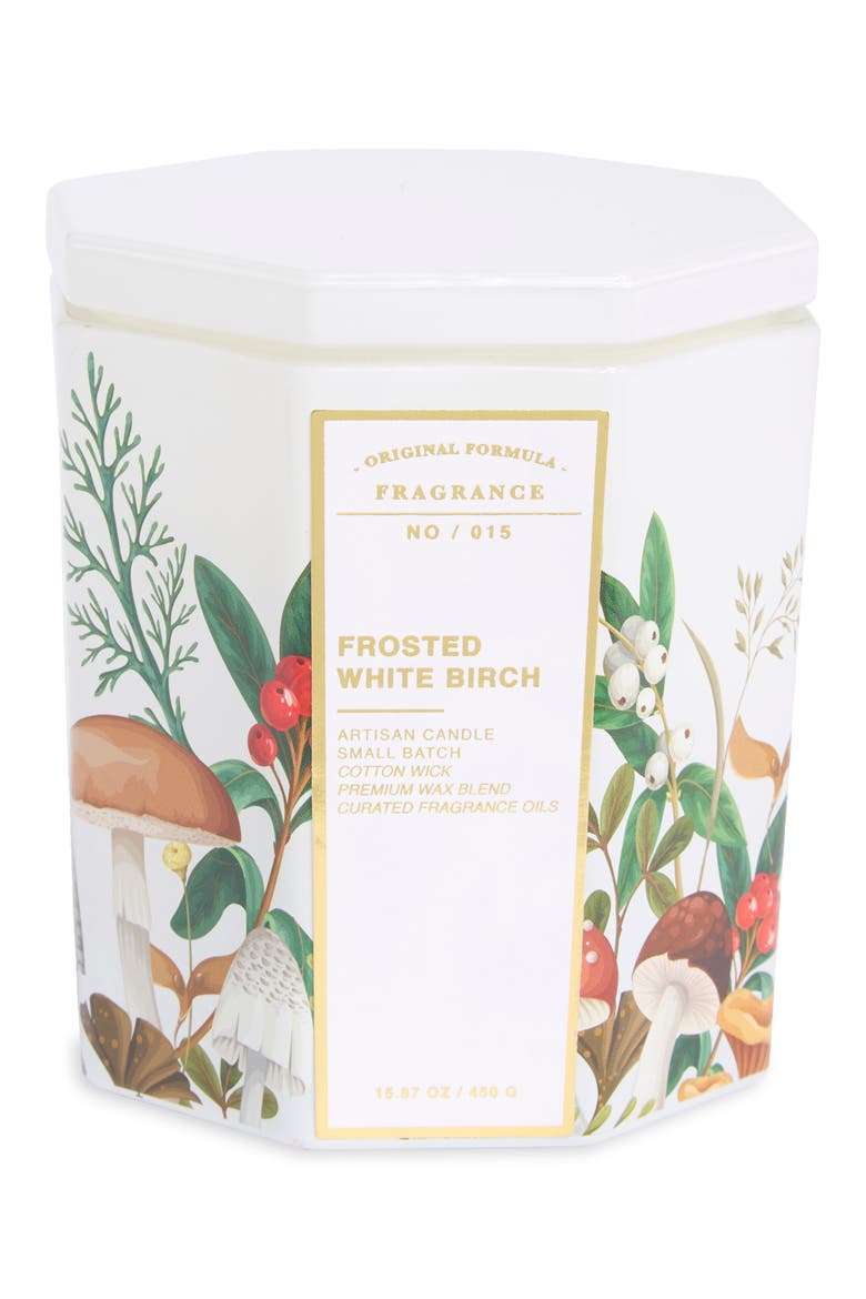 X-Large Frosted White Birch Scented Candle, Main, color, FROSTED WHITE BIRCH