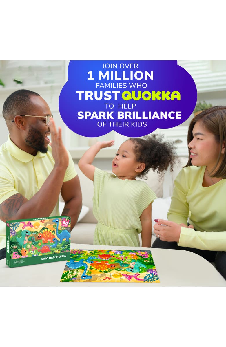 Quokka 60-Piece Jigsaw Puzzle for Kids - Animal and Fantasy, Alternate, color, Dino