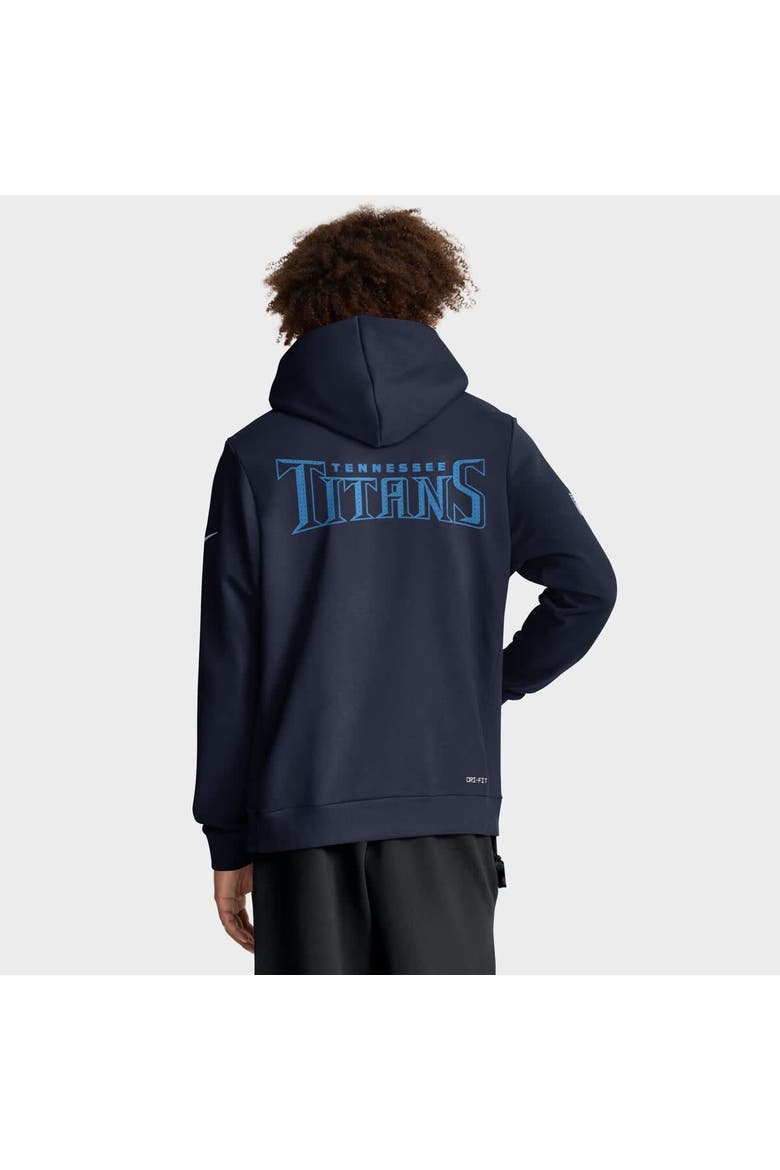 Men's Nike Navy Tennessee Titans Sideline Standard Issue Initial Home Dri-FIT Hoodie, Alternate, color, Navy