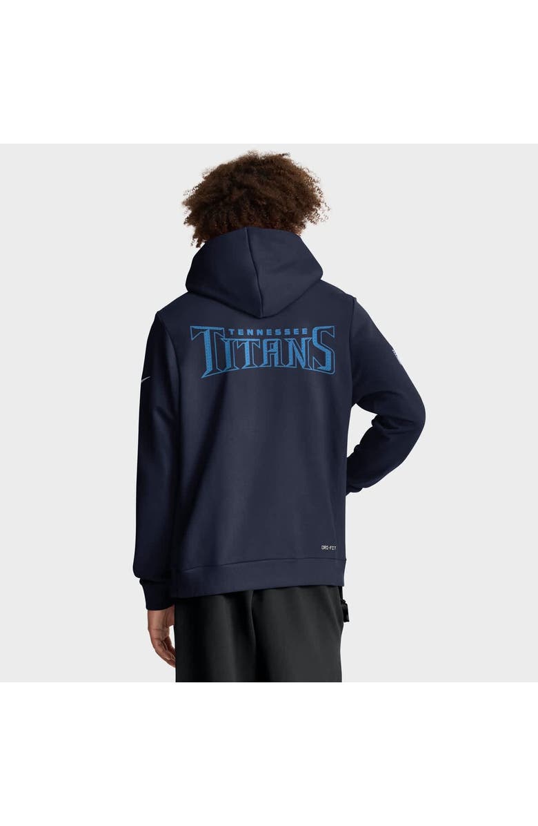 Nike Men's Nike Navy Tennessee Titans Sideline Standard Issue Initial Home Dri-FIT Hoodie, Alternate, color, Navy