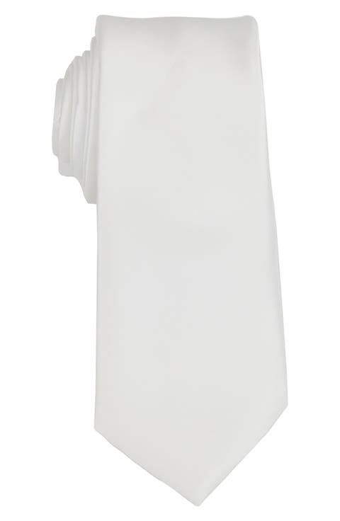 Men's Solid Satin Tie