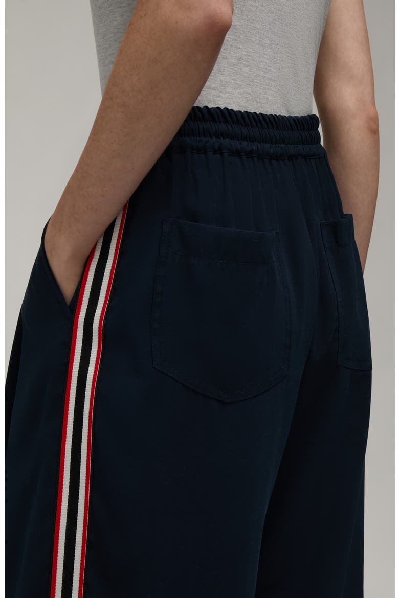 Wide Leg Drawcord Pant, Alternate, color, NAVY