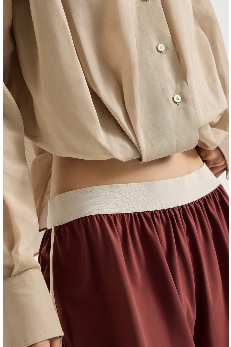 Organza shirt, Alternate, color, Beige