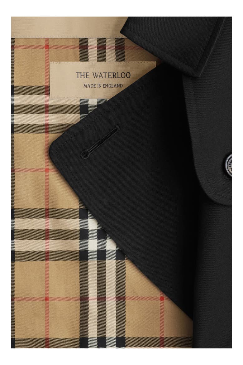Long Waterloo Heritage Trench Coat, Alternate, color, Black