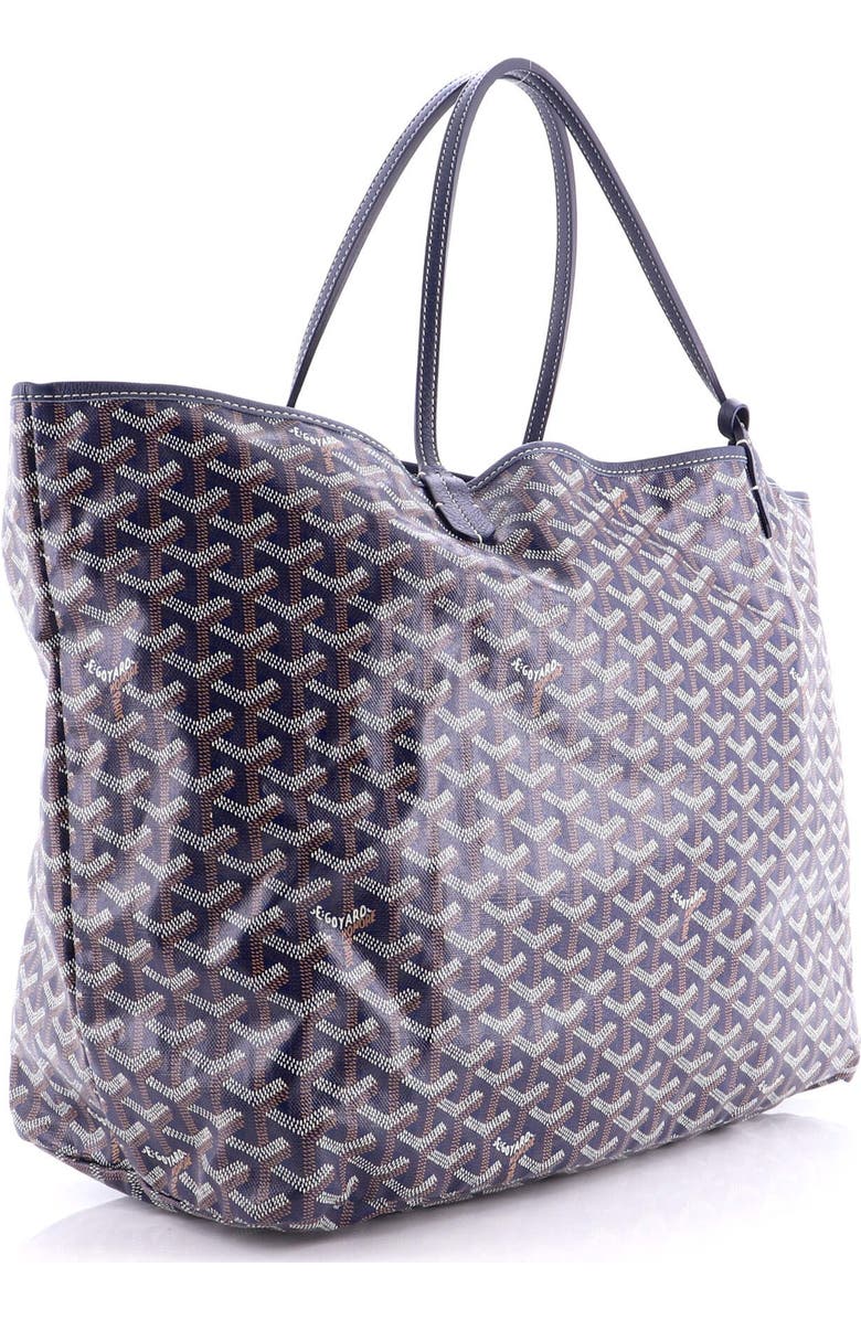 Pre-Owned Goyard Saint Louis Tote Coated Canvas GM, Alternate, color, Blue