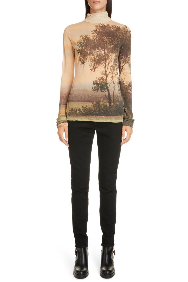 Esamia Print Top, Alternate, color, MULTI COLOUR LANDSCAPE