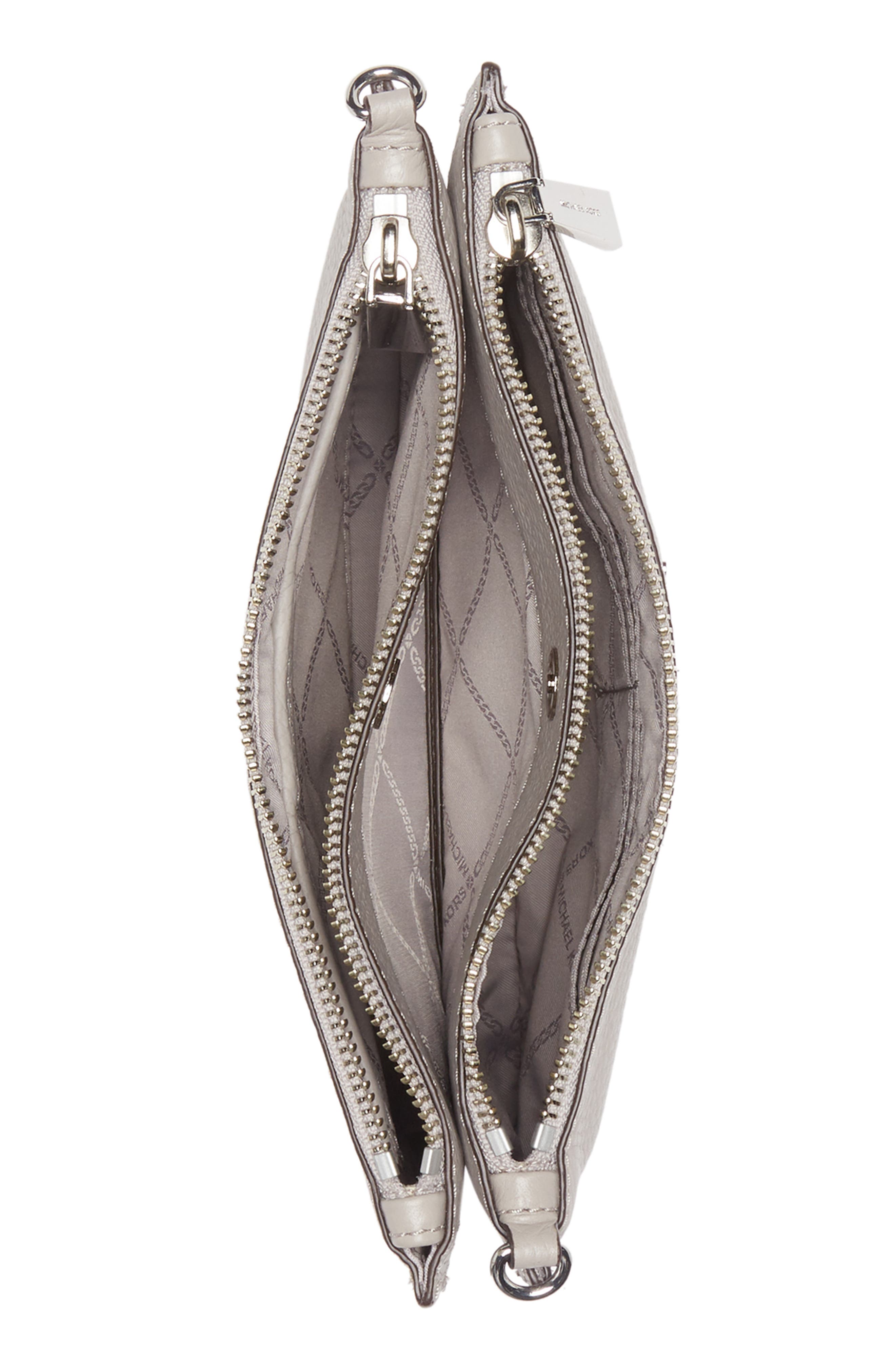 MICHAEL Michael Kors Large Double Leather Pouch Crossbody (Men ...
