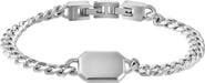 VAN HEUSEN Men's Tag Cuban Chain Bracelet