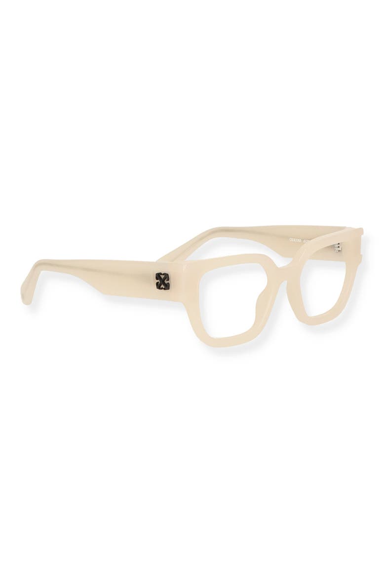 51mm Square Optical Glasses, Alternate, color, BEIGE