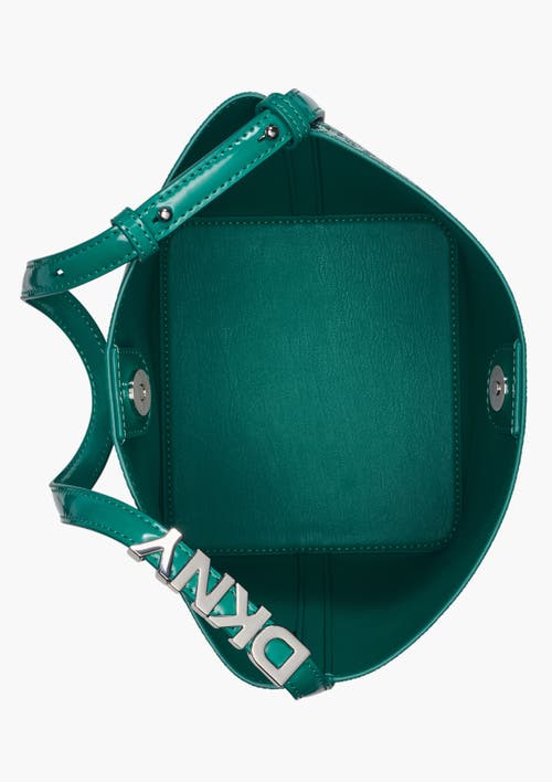 Dkny Avril Bucket Bag In Green