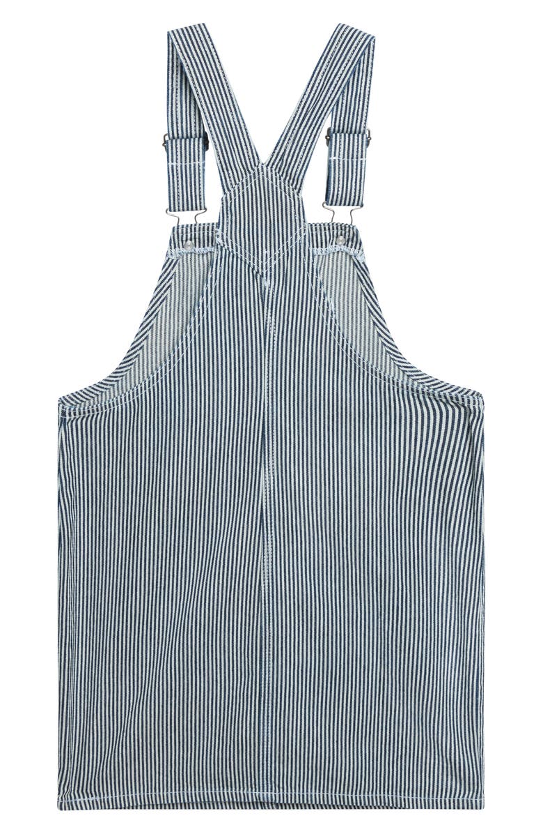 Dickies Engineer Stripe Overall Jumper Dress, Alternate, color, Navy White