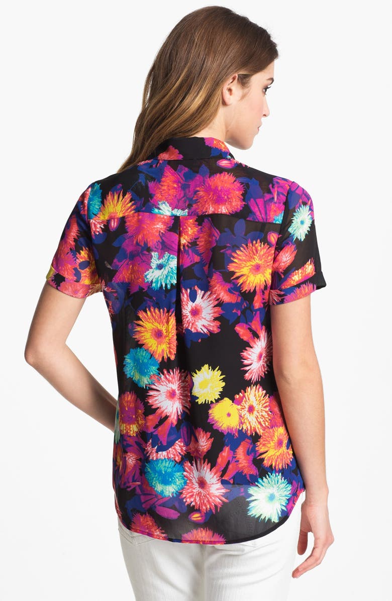 Halogen<sup>®</sup> Short Sleeve Collared Shirt, Alternate, color,