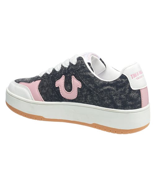 True Religion Ladies Kim Logo Sneaker In Black