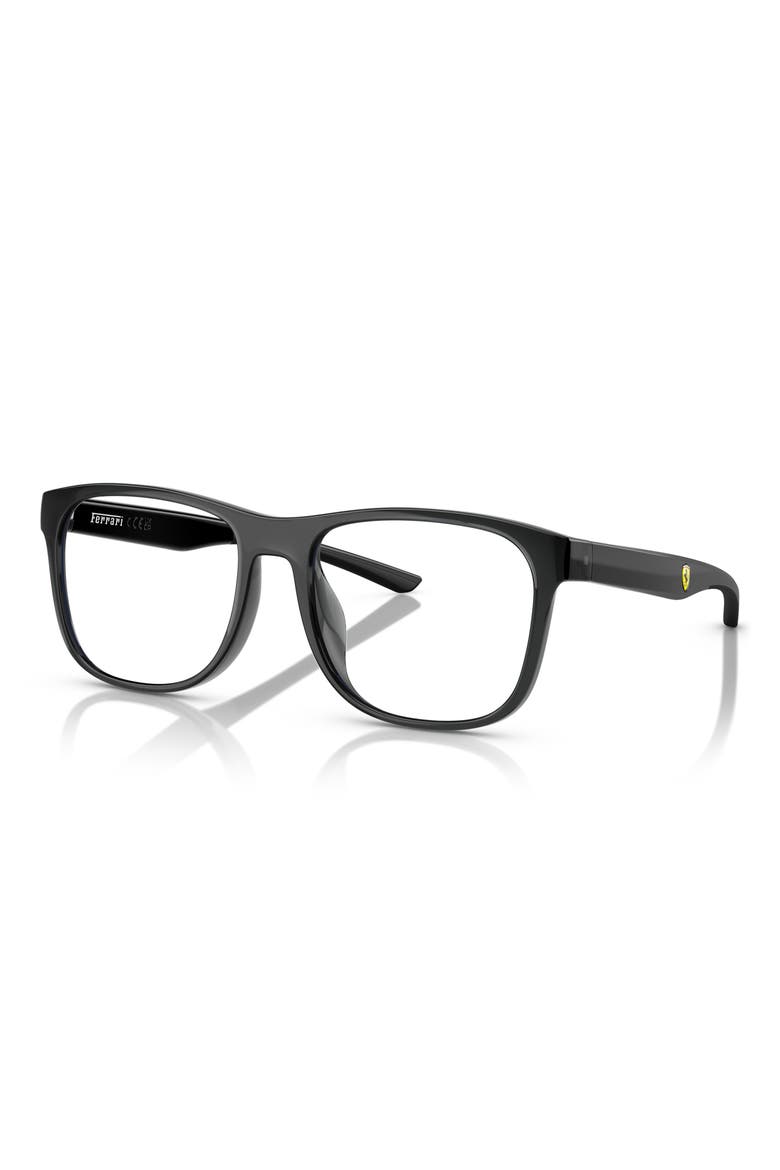 56mm Square Optical Glasses, Alternate, color, TRANSPARENT GREY