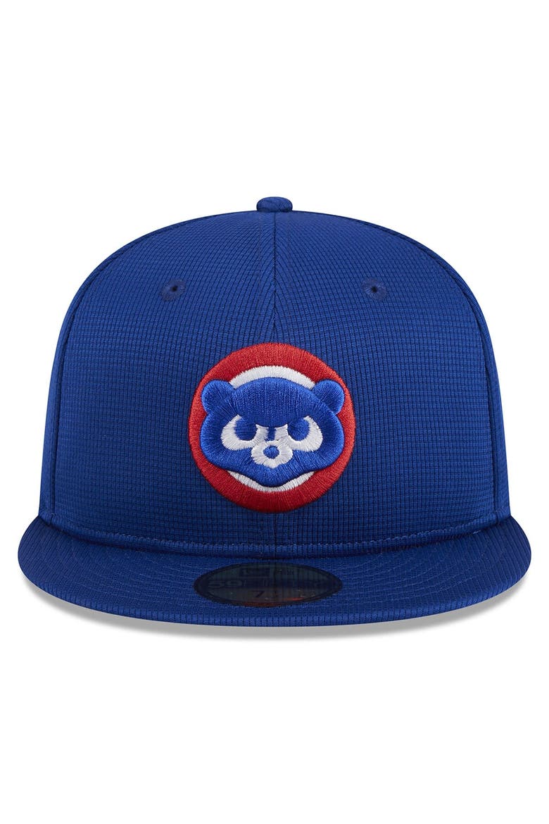 Men's New Era  Royal Chicago Cubs 2024 Batting Practice 59FIFTY Fitted Hat, Alternate, color, Royal