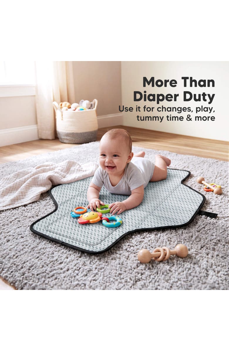 KeaBabies Flex Diaper Changing Pad, Alternate, color, Black Geo
