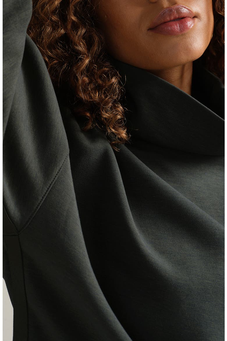 DreamGlow Mock Neck Top, Main, color, DARK MOSS