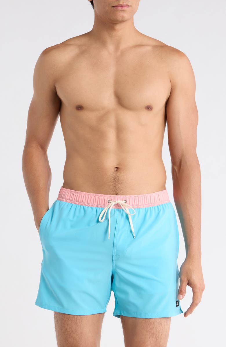 O'Neill Hermosa Volley Swim Trunks, Main, color, Aquarius