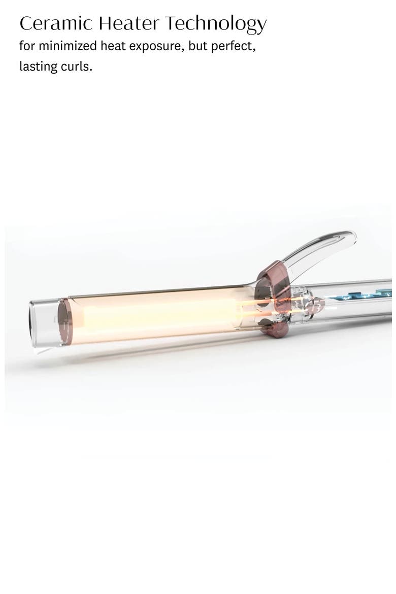 SinglePass Curl 3/4-Inch Professional Curling Iron, Alternate, color, WHITE/ ROSE GOLD