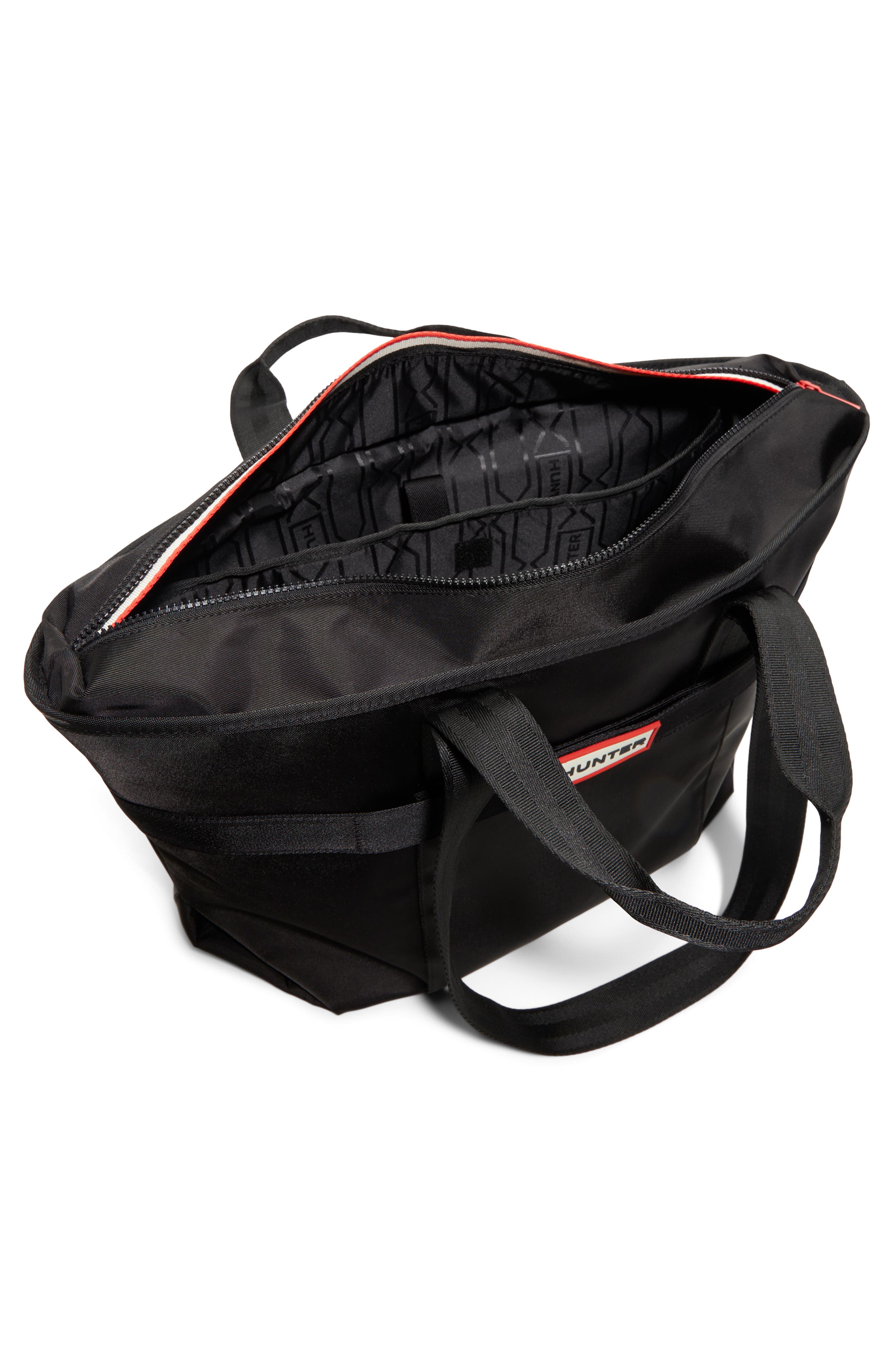Hunter Laptop Pocket Tote Bag, Alternate, color, Other Black