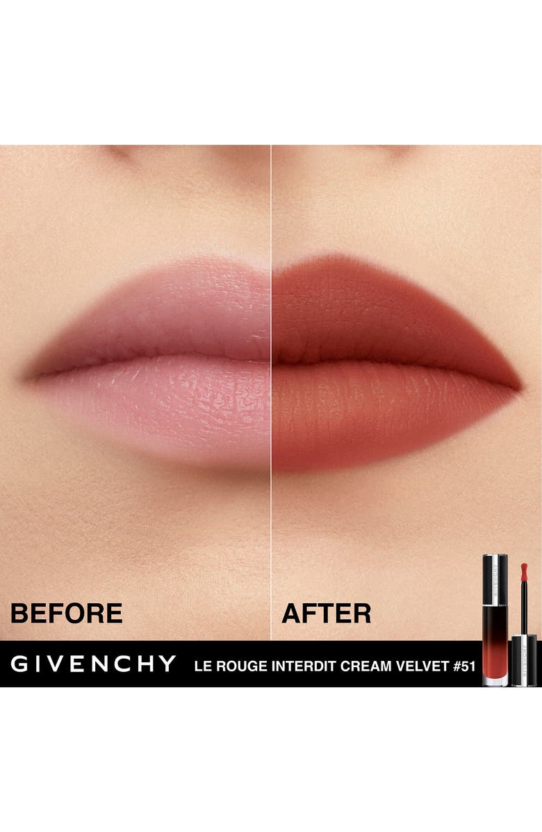 Givenchy Le Rouge Interdit Cream Velvet Lipstick, Alternate, color, N51
