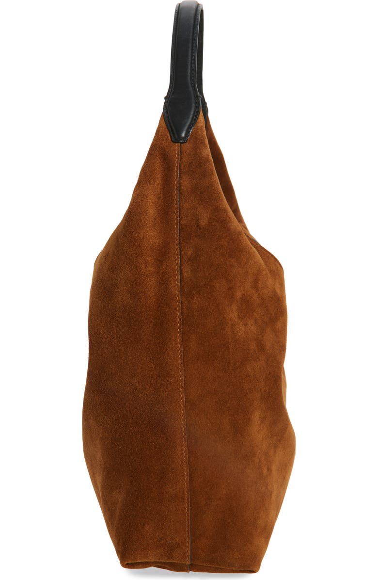 Madewell The Mylie Suede Shoulder Bag, Alternate, color, Russet Multi