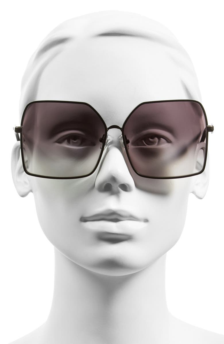 Wildfox 'Fontaine' 63mm Oversize Sunglasses, Alternate, color,