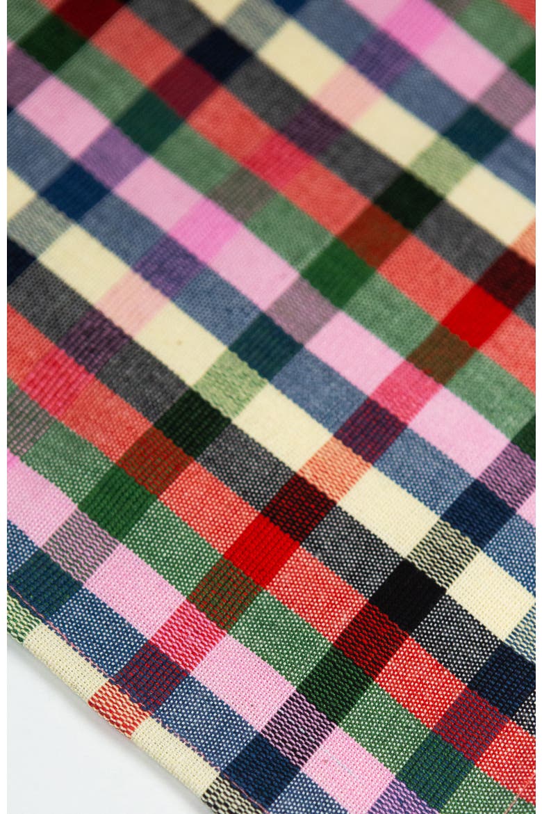 Marta Handwoven Cotton Plaid Kitchen Towel, Alternate, color, Multi