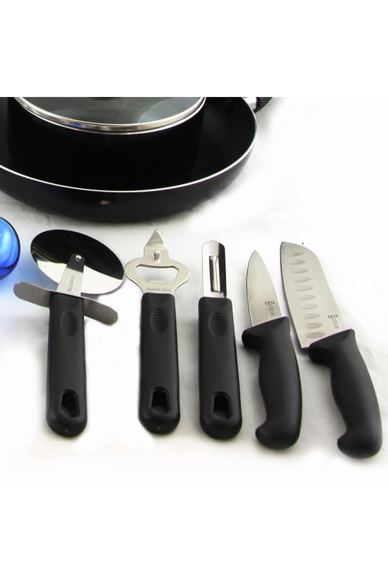 Total Kitchen 59 Piece Combo Set, Alternate, color, Black