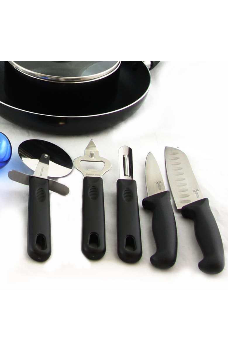 Gibson Total Kitchen 59 Piece Combo Set, Alternate, color, Black