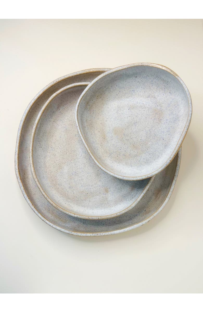 Mikkarbo Ocean Sand Plates - Set of 3, Alternate, color, Ocean Sand