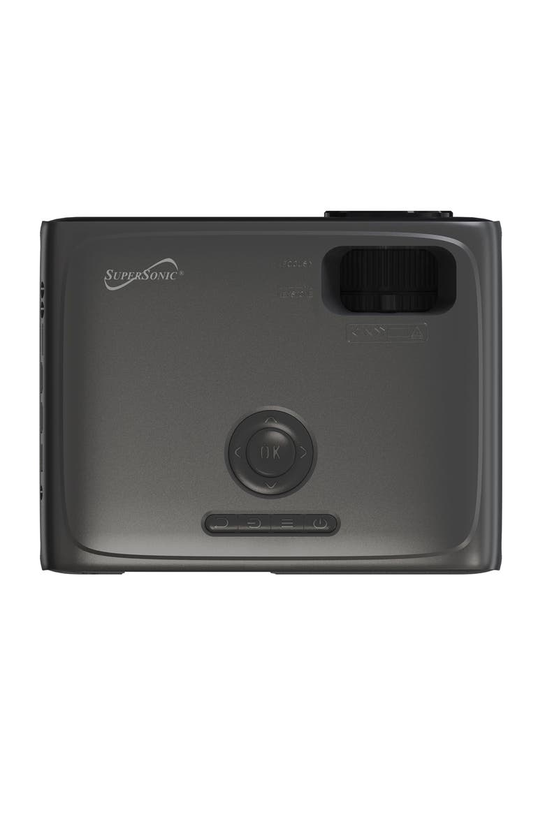1080p 300 ANSI Lumen LED Projector Bluetooh and Remote, Alternate, color, Black
