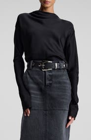 A.L.C. Georgia Cowl Neck Top