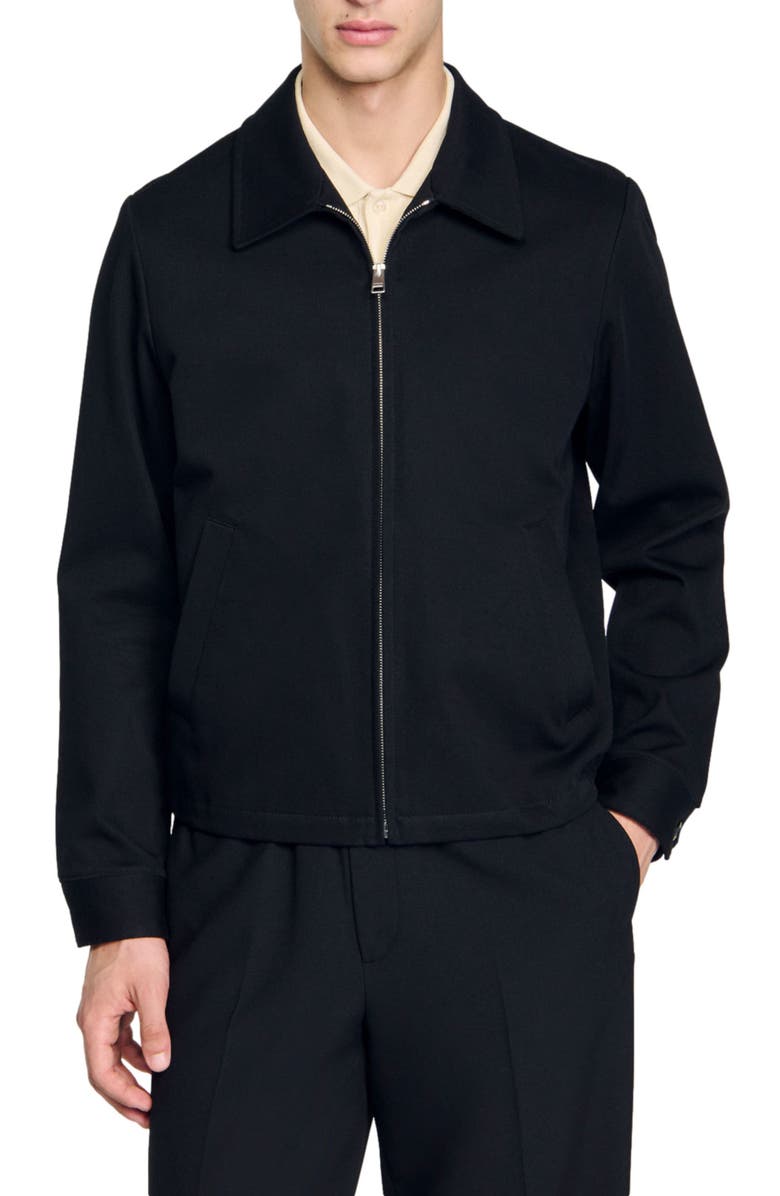 SANDRO Cotton jacket, Main, color,