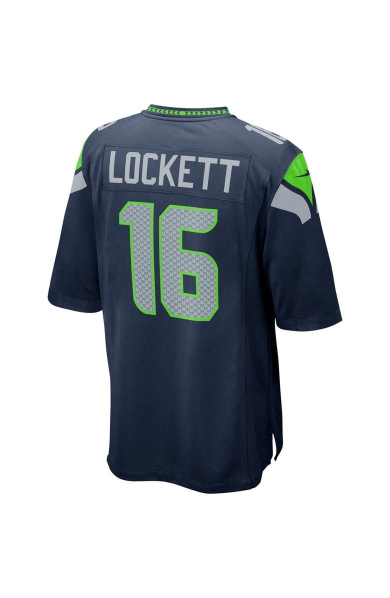 Nike Men's Nike Tyler Lockett College Navy Seattle Seahawks Game Jersey, Alternate, color,