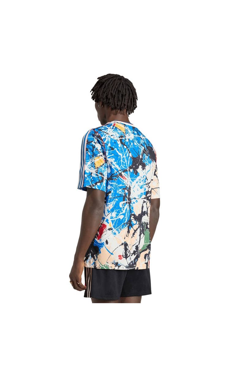 adidas Men's adidas Blue Manchester United X Stone Roses Replica Jersey, Alternate, color, Blue