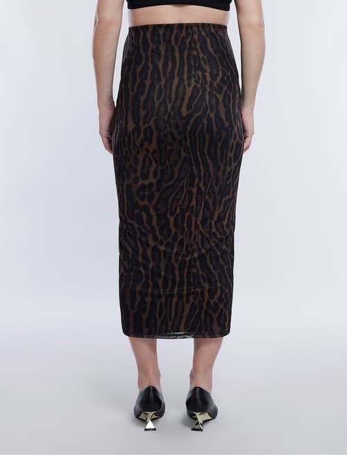 Motherhood Maternity Mesh Bodycon Maxi Maternity Skirt In Animal