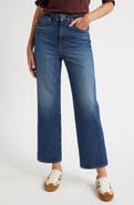 Veronica Beard Dylan High Waist Ankle Straight Leg Jeans