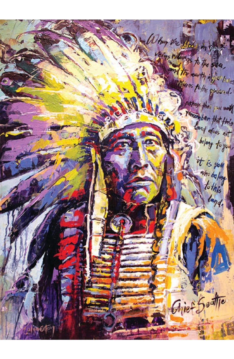 Anatolian Chief Seattle 1000 piece Jigsaw Puzzle for Adults, Alternate, color, Multicolor