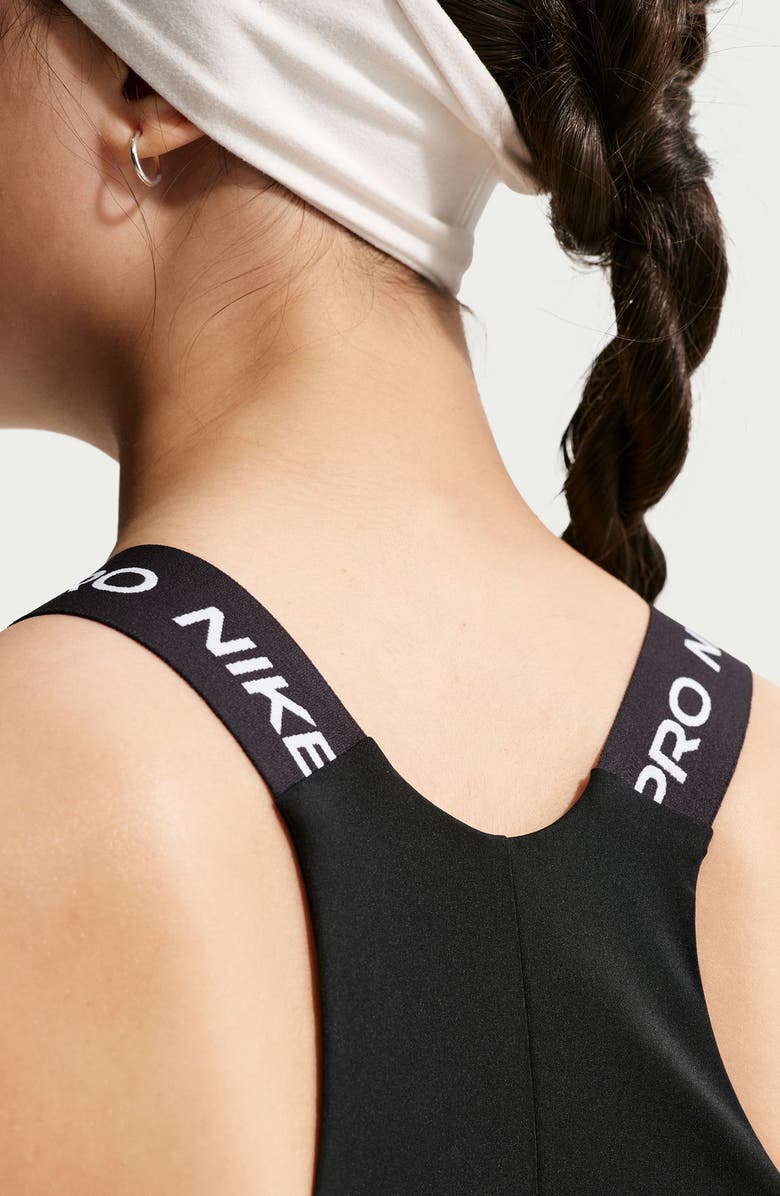 Nike Kids' Pro Dri-Fit Dress, Alternate, color, Black/ Black/ White