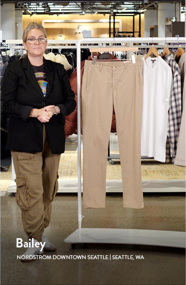 Kullen Flat Front Stretch Sateen Chinos