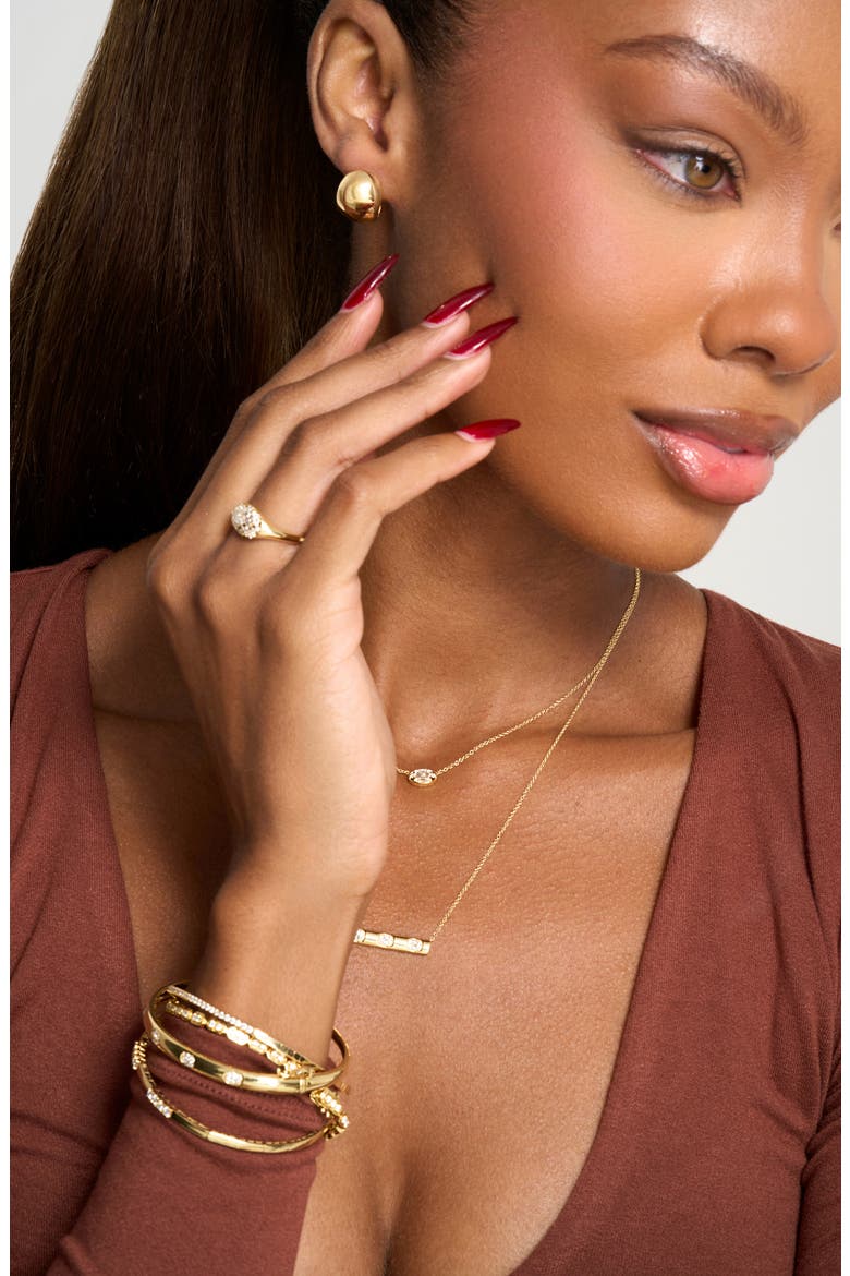 Cleo Flex Bangle Bracelet, Alternate, color, 18K YELLOW GOLD
