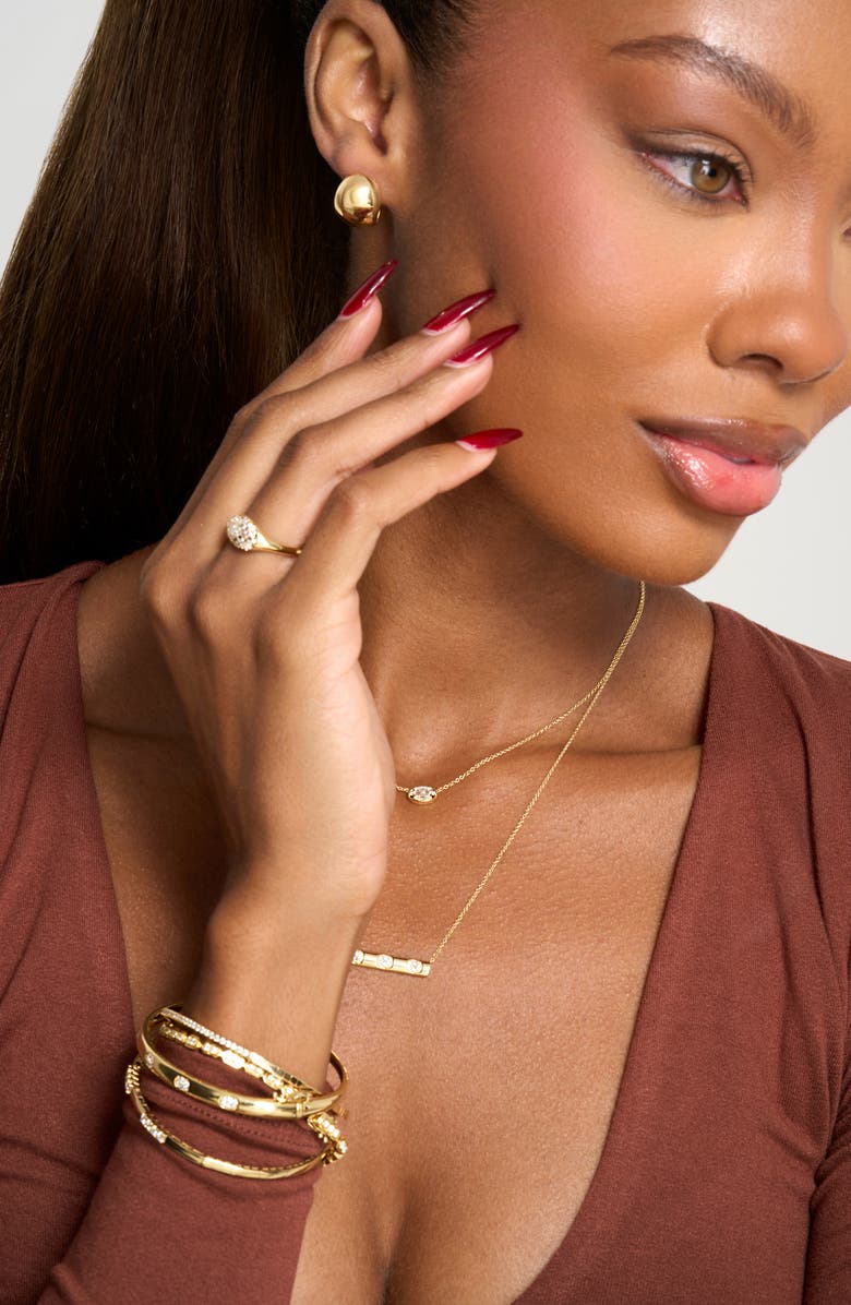 Bony Levy Florentine Diamond Tennis Bracelet, Alternate, color, 18K Yellow Gold