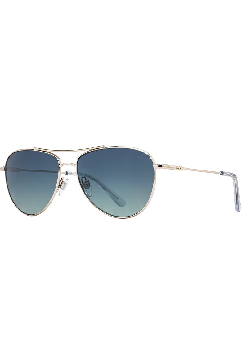 Margot 58mm Round Nylon Polarized, Main, color, Silver - NGN-P